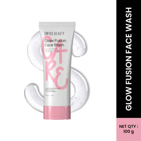 Buy Swiss Beauty Care Glow Fusion Face Wash | Niacinamide & Marigold Extract | Exfoliating - 100 gm - Purplle