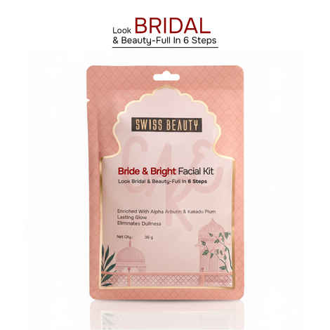 Buy Swiss Beauty Care Bride & Bright Facial Kit | 6 Steps For A Bridal Glow - 36 gm - Purplle