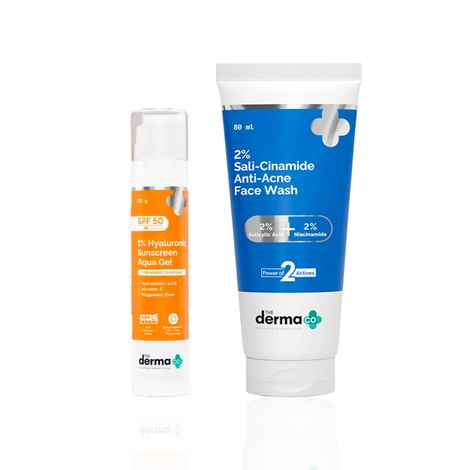 Buy The Derma Co. Cinamide Duo ( Face Wash + Sunscreen) - Combo of 2 - Purplle