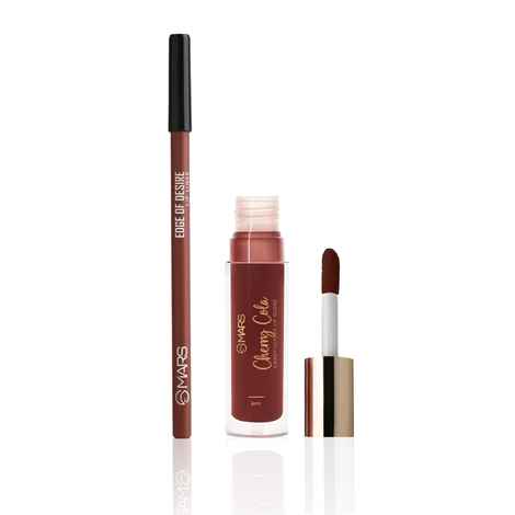 Buy MARS Lip Combo - MARS Candylicious Sheer Lip Gloss for Women Cherry Cola , MARS Edge of Desire Matte Lip Liner DEEP DAWN Combo of 2 - Purplle