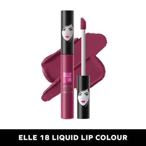 Buy Elle18 Liquid Lip Color Mulberry Love 5.6 ml - Purplle