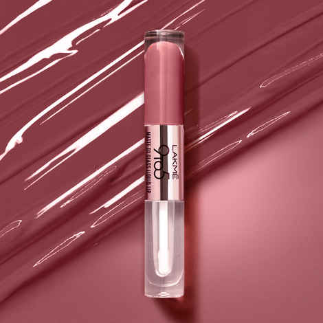 Buy Lakme 9 to 5 Double Duty Matte to Glass Liquid Lip - Sweet Praline, 7.6 ml - Purplle