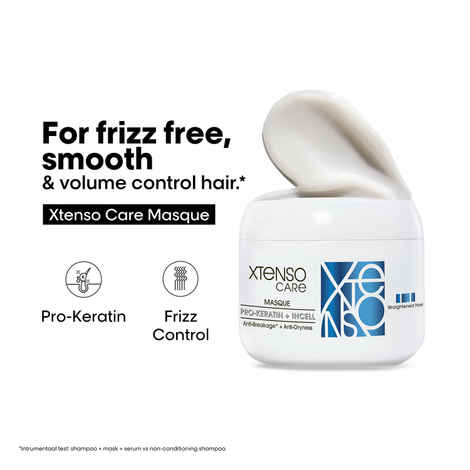 Buy L'Oreal Professionnel Xtenso Care Masque For Frizz-Free, Smooth & Manageable Hair 196 gm - Purplle