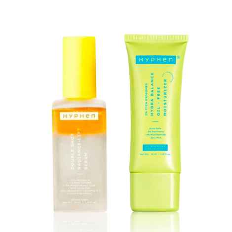 Buy Hyphen Cica Moisturizer + Radiance Serum, Skincare Kit, Combo of 2 - Purplle