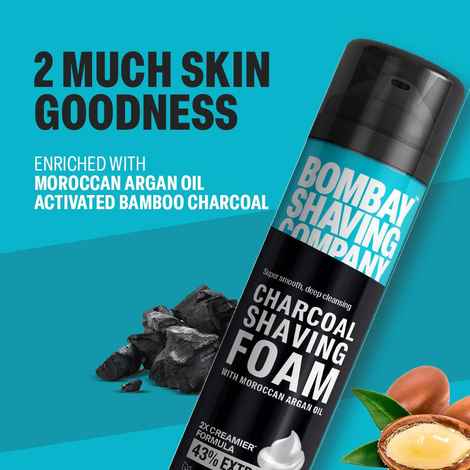 Buy Bombay Shaving Company Shaving Foam Charcoal - 425 gm - Purplle