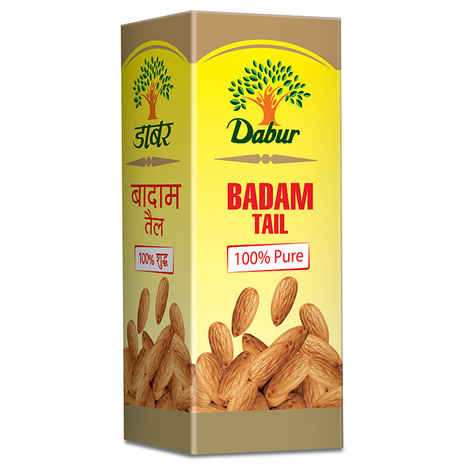 Buy Dabur Badam Tail : 100% Pure - 50 ml | Sweet Almond Oil| Rich in Vitamin -E for Healthy Skin , Hair and Body - Purplle