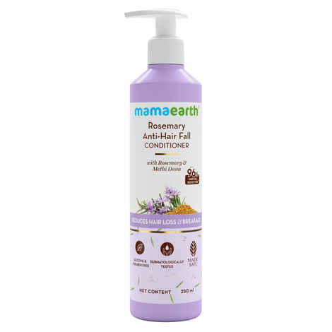 Mamaearth Rosemary Anti-Hair Fall Conditioner with Rosemary & Methi Dana for Reducing Hair Loss & Breakage - 250 ml