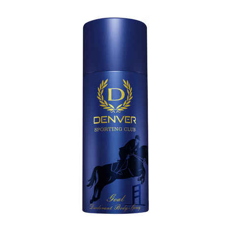 Buy DENVER Sporting Club Goal Deodorant - 150 ml | Long Lasting Deo Body Spray for Men - Purplle