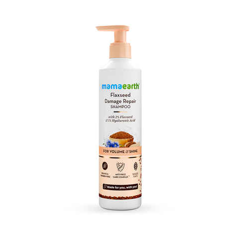 Buy Mamaearth Flaxseed Damage Repair Shampoo (250 ml) - Purplle