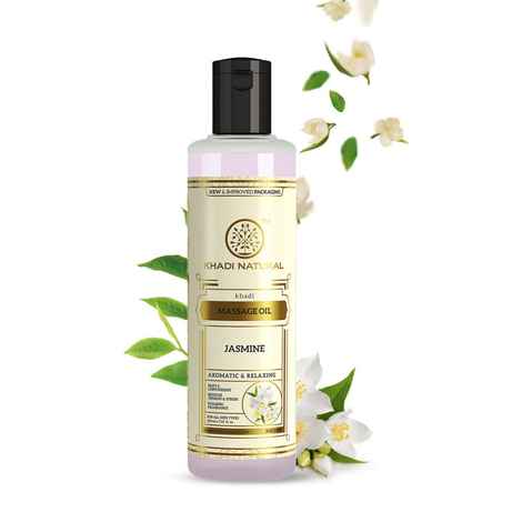 Buy Khadi Natural Jasmine Massage Oil | Reduce Tension & Stress - (210 ml) - Purplle