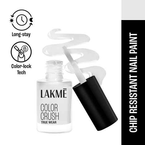 Buy Lakme True Wear Color Crush Nail Polish, Long Lasting & Vibrant Nail Paint, 10, 6 ml - Purplle