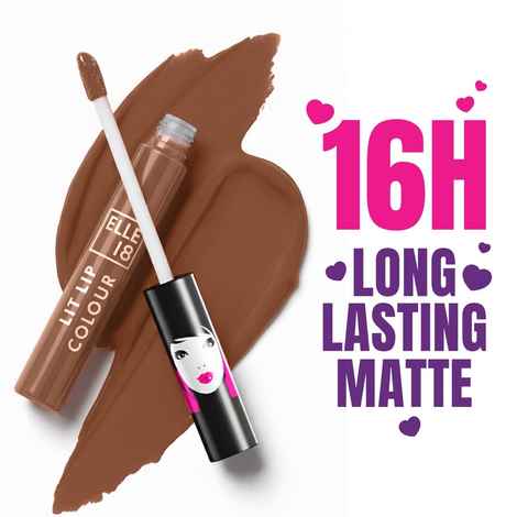 Buy ELLE18 LIQUID LIP COLOR Brown Break 5.6 ml - Purplle