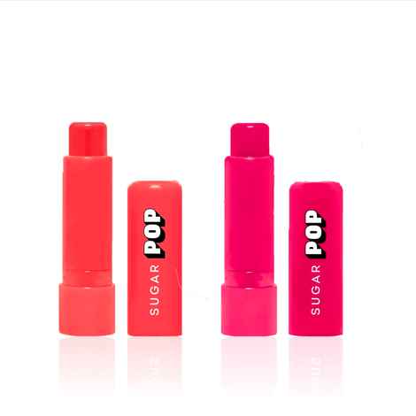 Buy SUGAR POP Sweet Lips Duo - SUGAR POP Nourishing Lip Balm 06 Strawberry - 4.5 gm , SUGAR POP Nourishing Lip Balm 03 Vanilla - 4.5 gm Combo of 2 - Purplle