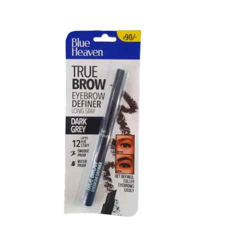 Buy Blue Heaven True Brow Eyebrow Definer , Dark Grey(0.30 gm) - Purplle