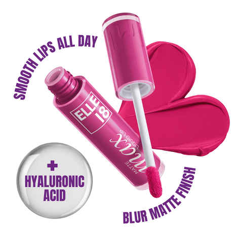 Buy Elle18 Matte Max Liquid Lip - Pink Portrait, for Smooth Lips All Day, Transferproof, 6 ml - Purplle