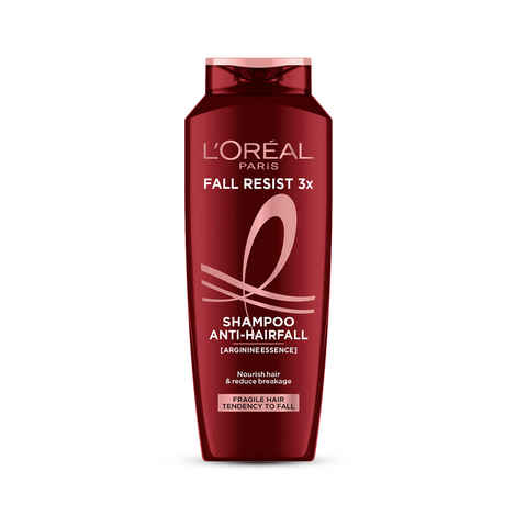 Buy L'Oreal Paris Fall Resist 3x Anti-Hair Fall Shampoo, Reinforcing & Nourishing for Hair Growth, For Thinning & Hair Loss, With Arginine Essence, 340 ml - Purplle