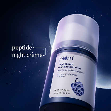 Buy Plum PeptiCharge Rejuvenating Creme With Bifida And Exo-Peptides - Improves Skin Firmness in 30 Days| 30 ml - Purplle