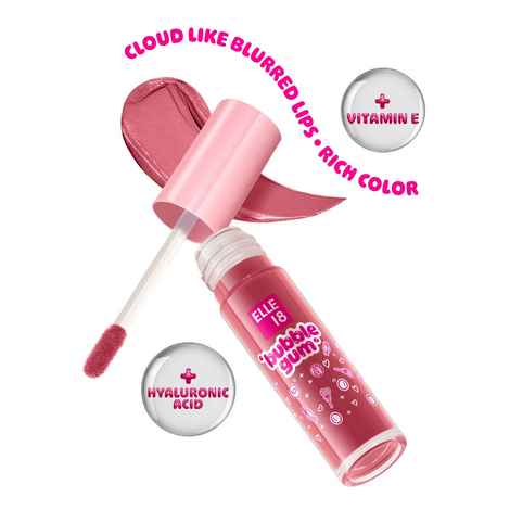 Buy Elle18 Bubblegum Lip Cloud, Liquid Lipstick - Maple Rush, Mousse Finish (4 ml) - Purplle