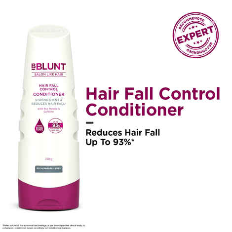 Buy BBLUNT Hair Fall Control Conditioner with Pea Protein & Caffeine for Stronger Hair - 250 gm - Purplle