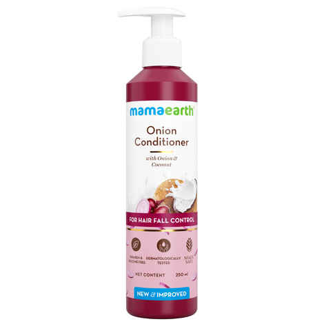 Buy Mamaearth Onion Conditioner For Hair Growth & Hair Fall Control With Coconut Oil (250 ml) - Purplle