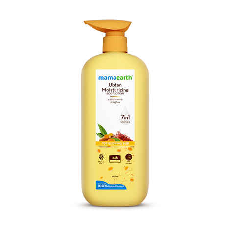 Buy Mamaearth Ubtan Moisturizing Body Lotion 400ml - Purplle