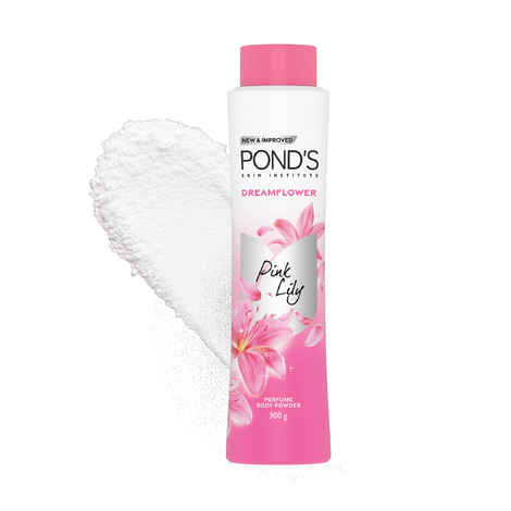 Buy Ponds Dreamflower Fragrant Talc with Pink Lily 300 gms - Purplle