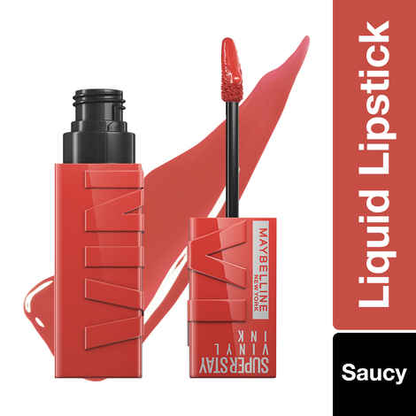 Buy Maybelline Superstay Vinyl Ink Liquid Lipstick, Saucy 4.2 ml - Purplle