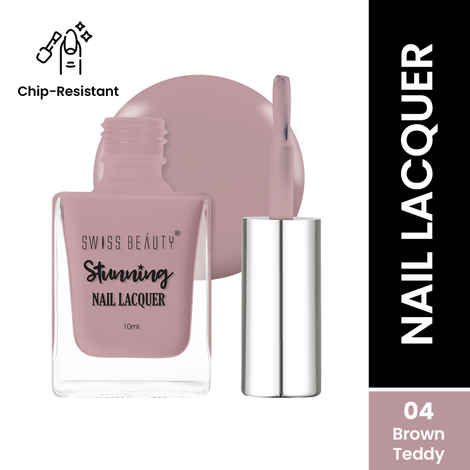 Buy Swiss Beauty Stunning Nail Lacquer 4 Brown Teddy (10 ml) - Purplle