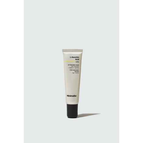 Buy Minimalist 8% L-Ascorbic Acid Lip Treatment Balm with Vitamin E, Radianskin & Gylcerine for pigmented & dark lips - Purplle
