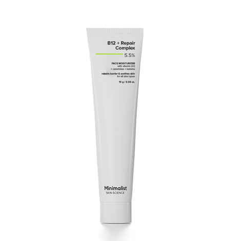 Buy Minimalist B12 + Repair Complex 5.5% Face Moisturizer 10 gm - Purplle