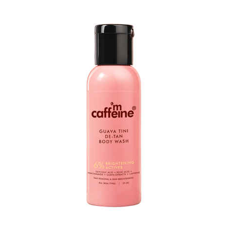 Buy mCaffeine freebie Guava Tini De-Tan Body Wash 25 ml - Purplle