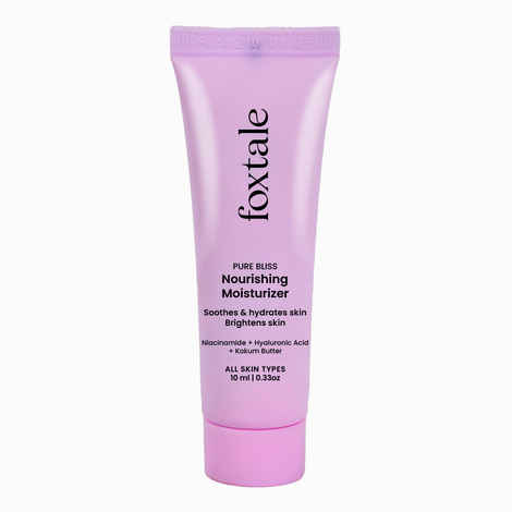 Buy Foxtale Pure Bliss Nourishing Moisturizer 10 ml - Purplle