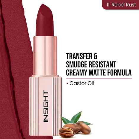 Buy INSIGHT Soft Blur Matte Lipstick - Rebel Rust 4.2 gm - Purplle