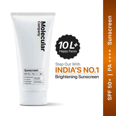 Buy Molecular Company | SPF 50+ Pa++++| Moisturising Gel Sunscreen ,For Oily, Dry, Sensitive, Combination, Dull, Acne Prone Skin| 50 gm - Purplle