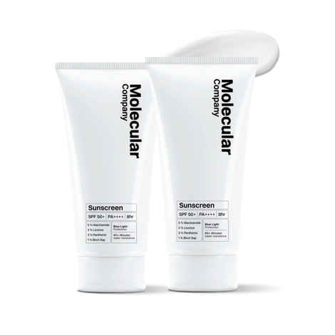 Buy Molecular Company | SPF 50+ Pa++++ |Moisturising Gel (Pack of 2) Sunscreen ,For Oily, Dry, Sensitive, Combination, Dull, Acne Prone Skin| 50 gm - Purplle