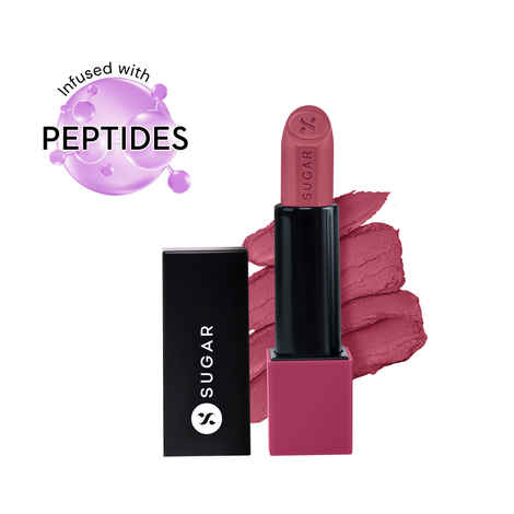 Buy SUGAR Glide Peptide Serum Lipstick 05 Parisian Pink 4.2 gm - Purplle