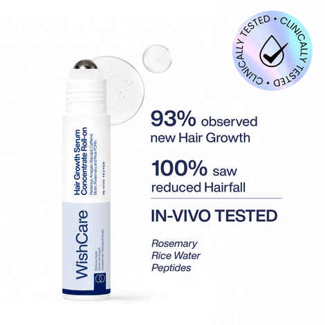 Buy Wishcare Hair Growth Serum Concentrate|In-Vivo Tested|Redensyl, Anagain, Biotin,Keratin & Rice Water - 10 ml - Purplle