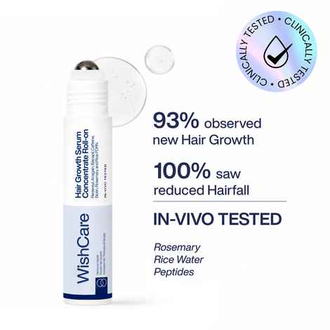 Buy Wishcare Hair Growth Serum Concentrate|In-Vivo Tested|Redensyl, Anagain, Biotin,Keratin & Rice Water - 10 ml - Purplle