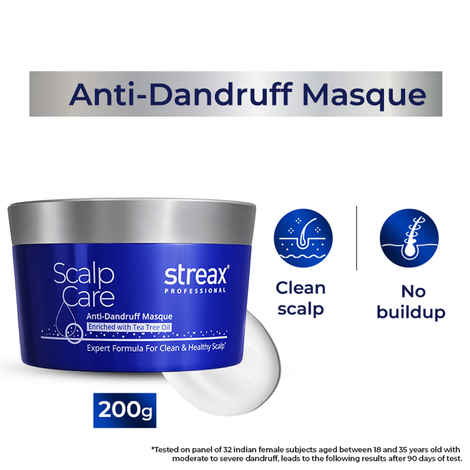 Buy Streax Professional Anti Dandruff Hair Mask, 200 gm | Flake & Itch Control | Deep Nourishing Scalp Care - Purplle