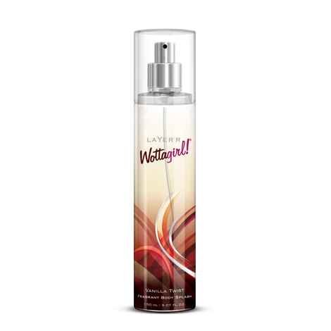 Layerr Wottagirl ! Fragrant Body Splash - VANILLA TWIST 150 ml | fragrance for women | body mist for women