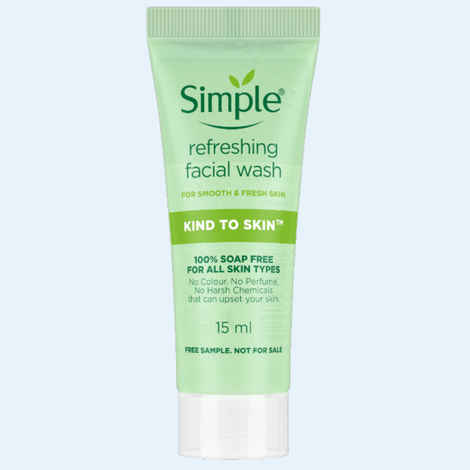 Buy Simple Refreshing Facial Wash - 15 ml - Purplle