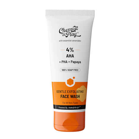 Buy Chemist At Play's Gentle Exfoliating Face Wash| Instant Glow| Gently Exfoliates|75 ml - Purplle