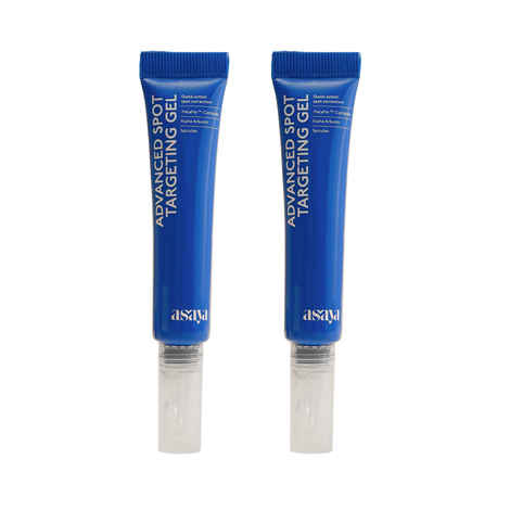 Buy Asaya Advanced Dark Spot Targeting Gel Serum | Reduces Pigmentation, Acne Marks & Scars | MelaMe™ Complex, Spicules & Alpha Arbutin | 15 gm | Pack of 2 - Purplle