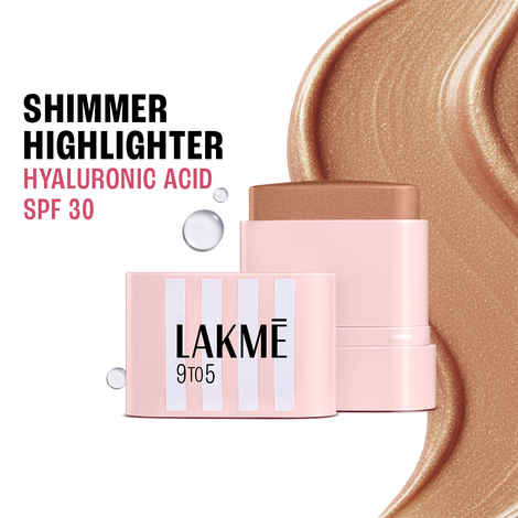 Buy Lakme 9to5 Hya Beach Edit SPF Blush Highlighter Golden Getaway- 8.6 gm - Purplle