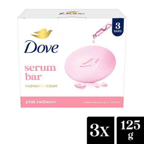 Buy Dove Pink Rosa Beauty Bar - Soft, Smooth, Moisturised Skin, 3x125 gm - Purplle