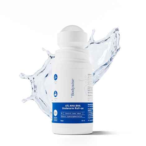 Buy Be Bodywise 6% Aha Bha Underarm Roll On | Controls Odour & Reduces Pigmentation | Aqua Fragrance (50 ml) - Purplle