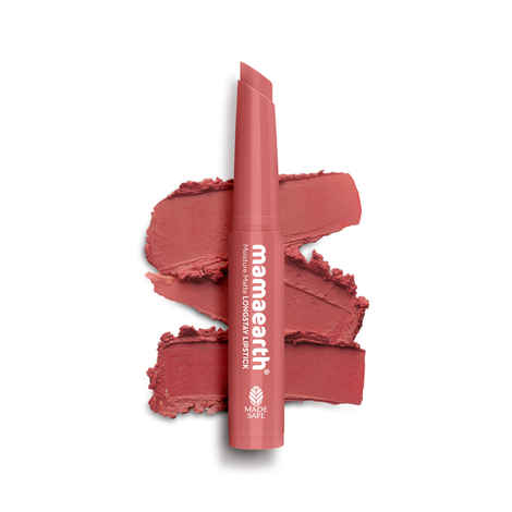 Buy Mamaearth Moisture Matte Longstay Mini Lipstick with Avocado Oil & Vitamin E for 12 Hour Long Stay- 05 - Bubblegum Nude - 0.7 gm - Purplle