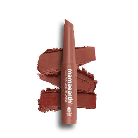 Buy Mamaearth Moisture Matte Longstay Mini Lipstick with Avocado Oil & Vitamin E for 12 Hour Long Stay- 09 Espresso Brown- 0.7 gm - Purplle