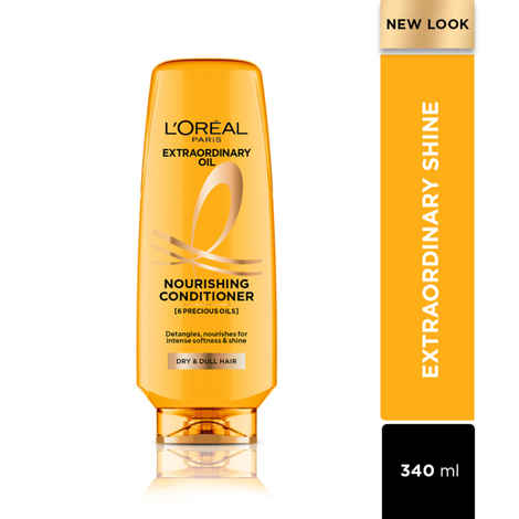 Buy L'Oreal Paris Extraordinary Oil Nourishing Conditioner, Moisturising & Hydrating, For Dry & Dull hair, 340 ml - Purplle