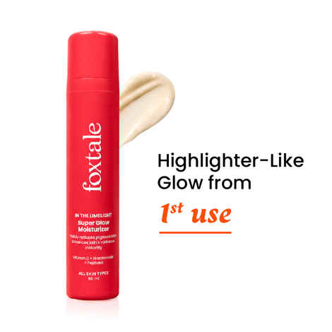 Buy Foxtale Super Glow Moisturiser |  Vitamin C +Niacinamide +Squalane 50 ml - Purplle